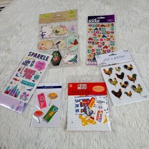Scrapbooking Stickers New in Packaging Bundle Chickens Shabby Chic Vacation Grea
